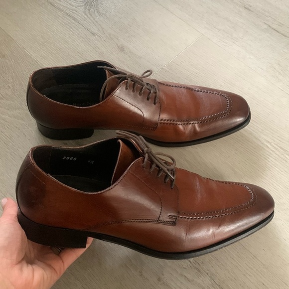 To Boot New York Adam Derrick Aldo Cognac Apron Vamp Derby Dress‎ Shoes Size 8.5 main image 15